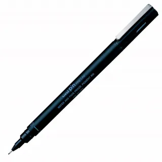 【UNI】三菱pin02-200代用針筆0.2黑(3支1包)