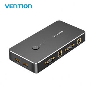 【VENTION 威迅】VGA母對母 二進一出KVM切換器(DBE系列)