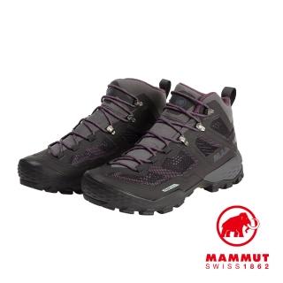 【Mammut 長毛象】Ducan mid GTX 中筒登山健行鞋 女款 幻影黑 #3030-03550