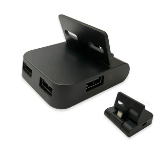 【ZIYA】Swich/Lite 副廠 遊戲主機專用支架 USB HUB(微型口袋款)