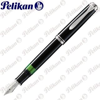 【Pelikan】百利金 M805 黑色銀夾鋼筆(送原廠4001大瓶裝墨水)