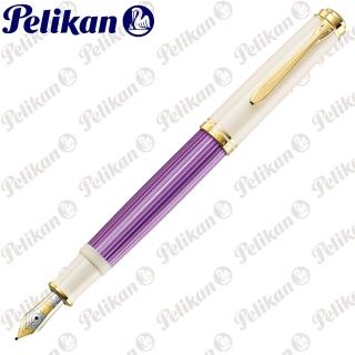 【Pelikan】百利金 M600 限量紫條色鋼筆(送原廠4001大瓶裝墨水)