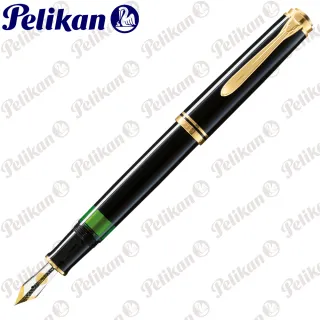 【Pelikan】百利金 M800 黑色鋼筆(送原廠4001大瓶裝墨水)
