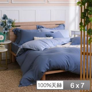 【HongYew 鴻宇】60支100%天絲 兩用被套-波納藍(雙人)
