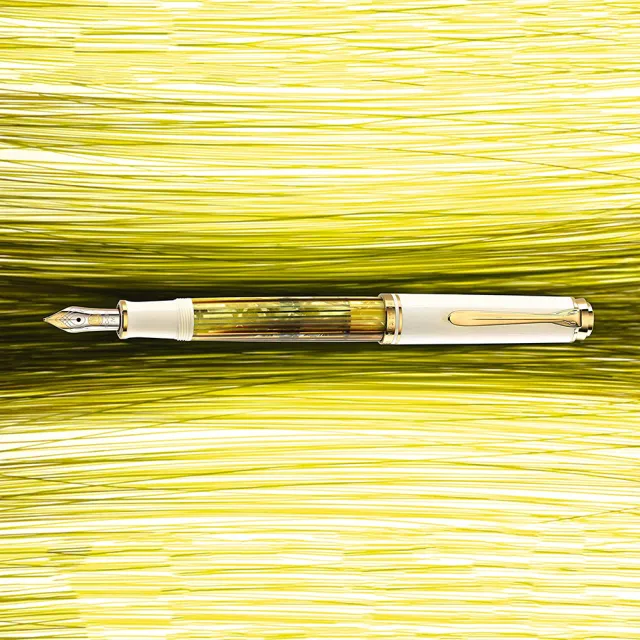 【Pelikan】百利金 M401 限量白玳瑁鋼筆(送原廠4001大瓶裝墨水)