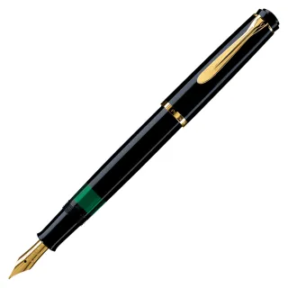 【Pelikan】百利金 M200 黑色鋼筆(送原廠4001大瓶裝墨水)