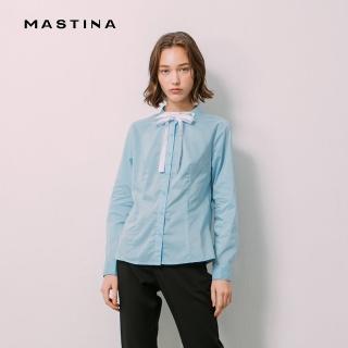 【MASTINA】可拆式領綁帶女長袖-襯衫(二色/版型適中/魅力商品)