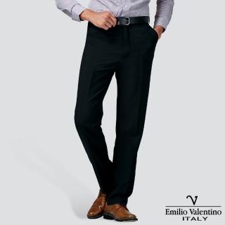 【Emilio Valentino 範倫提諾】商務平面西裝褲(灰)