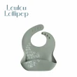 【Loulou lollipop】寬口袋立體防水防漏矽膠圍兜(多款可選/兒童學習餐具/寶寶吃飯圍兜)