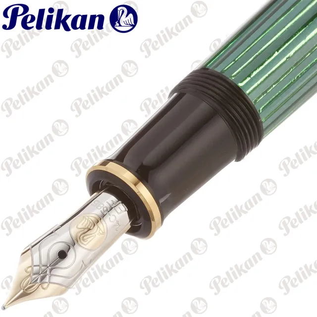 【Pelikan】百利金 M1000 綠色鋼筆(送原廠4001大瓶裝墨水)