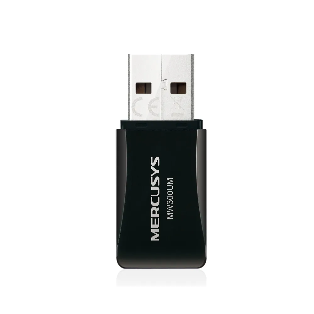 【Mercusys 水星】WiFi 4 N300 USB 無線網路卡(MW300UM)