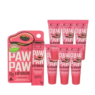 【澳洲Natures Care】Paw Paw木瓜護唇膏含維他命E(6 入組 10g/條)