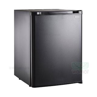 【dellware 德萊維】40l 超靜音運行密閉右開吸收式無聲客房冰箱(xc-40黑色)