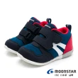 【MOONSTAR 月星】寶寶鞋HI!!系列十大機能撞色機能鞋(深藍)
