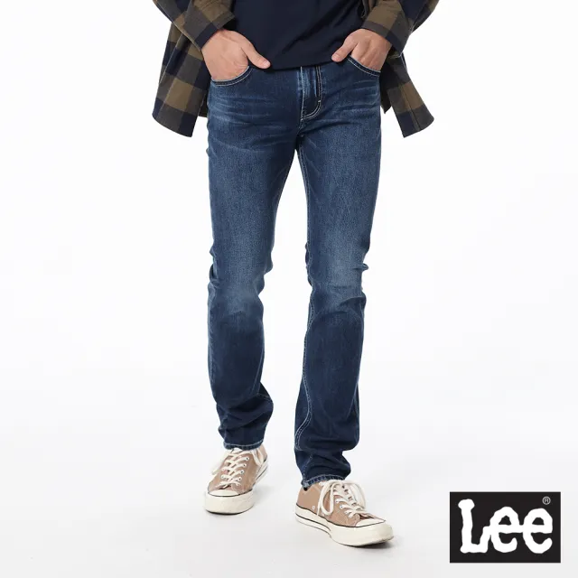 【Lee】出清品-男裝 牛仔褲 / 706 低腰合身窄管 深藍洗水 / Urban Riders / 四面彈 系列(LL20004198Y)