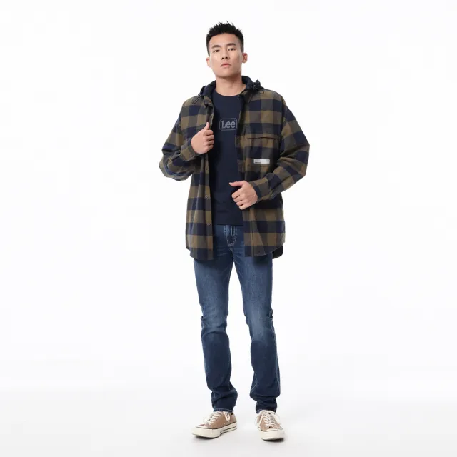 【Lee】出清品-男裝 牛仔褲 / 706 低腰合身窄管 深藍洗水 / Urban Riders / 四面彈 系列(LL20004198Y)
