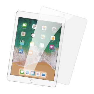 iPad第六代 9 .7吋 高清晰透明9H玻璃鋼化膜平板保護貼(iPad6保護貼 iPad6鋼化膜)