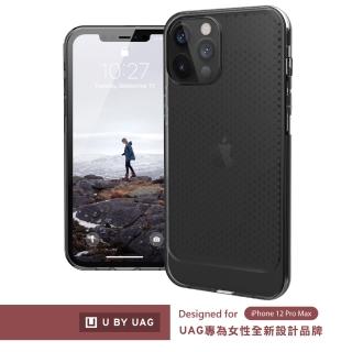 【UAG】(U) iPhone 12 Pro Max 耐衝擊保護殼-亮透黑(U by UAG)