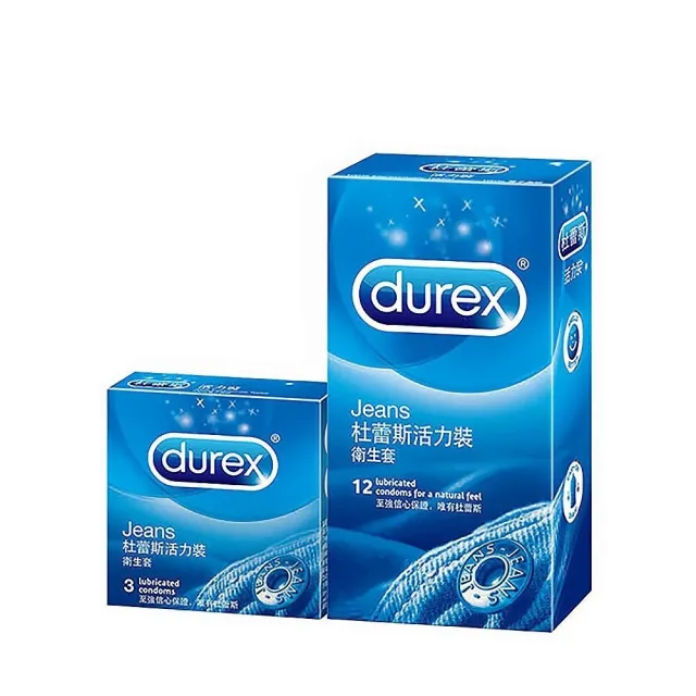 【Durex杜蕾斯】活力裝衛生套12入+3入(共15入)
