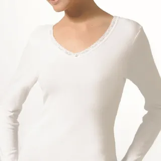 【宜而爽】女厚棉長袖衛生衣(2件組)