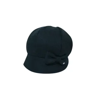 【Mountneer 山林】羊毛保暖貝雷帽-黑色 12H13-01(保暖帽/羊毛帽/休閒帽)