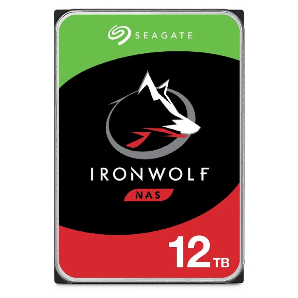 【SEAGATE 希捷】IronWolf 12TB 3.5吋 7200轉 256MB NAS 內接硬碟(ST12000VN0008)