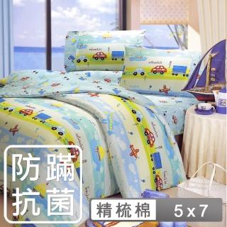 【HongYew 鴻宇】100%美國棉 防蹣抗菌 薄被套-夢想號(單人)