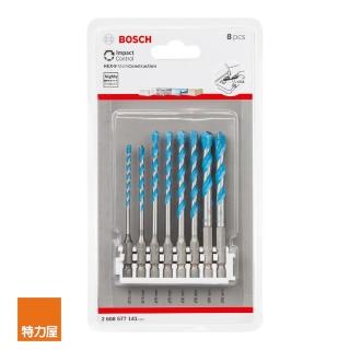 【BOSCH 博世】HEX-9 萬用鑽頭 3-4-5-6-8 八支裝 1/4吋六角柄
