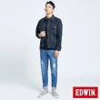 【EDWIN】男裝 基本牛仔外套(原藍色)