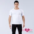 【Angel 天使霓裳】塑身衣 簡約有型 短袖運動背心 運動內衣(白M-XL)