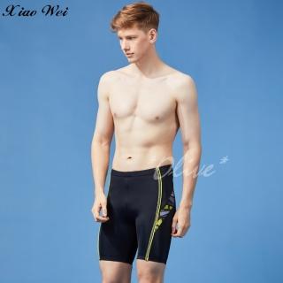 【Apple 蘋果牌】流行大男七分泳褲(NO.1123088)