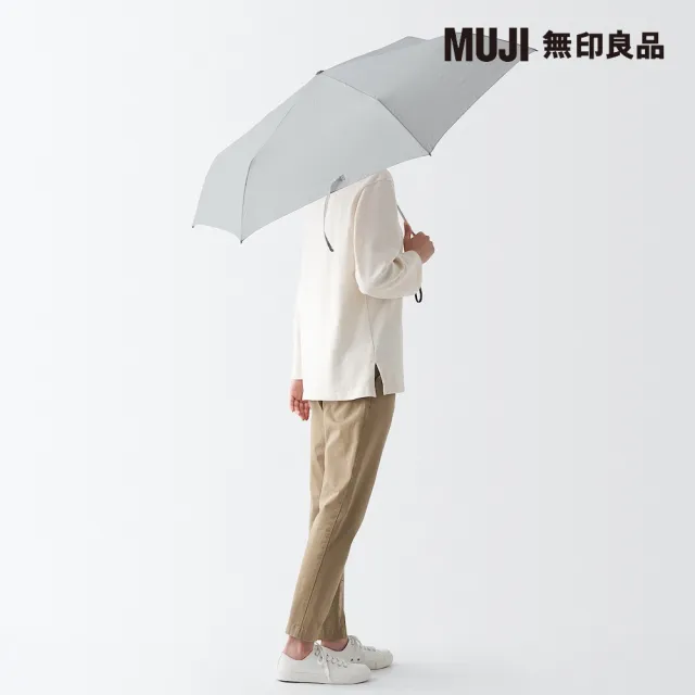 【MUJI 無印良品】聚酯纖維隨身折傘(共3色)