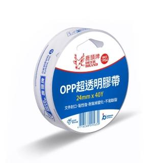 【四維】鹿頭牌 OPP超透明膠帶 24mm X 40Y / 捲 PPS7