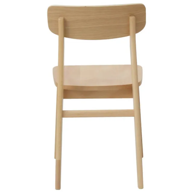 【NITORI 宜得利家居】◆木質餐椅2件組 FILLN3-M LBR FILLN 餐桌 餐桌椅 餐椅