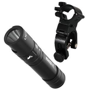 【LYCAN】自行車燈具組合 車前燈+燈具支架-韓國潛水手電筒NO.1品牌(LYCAN、Air L2、BLM、自行車、夜騎)
