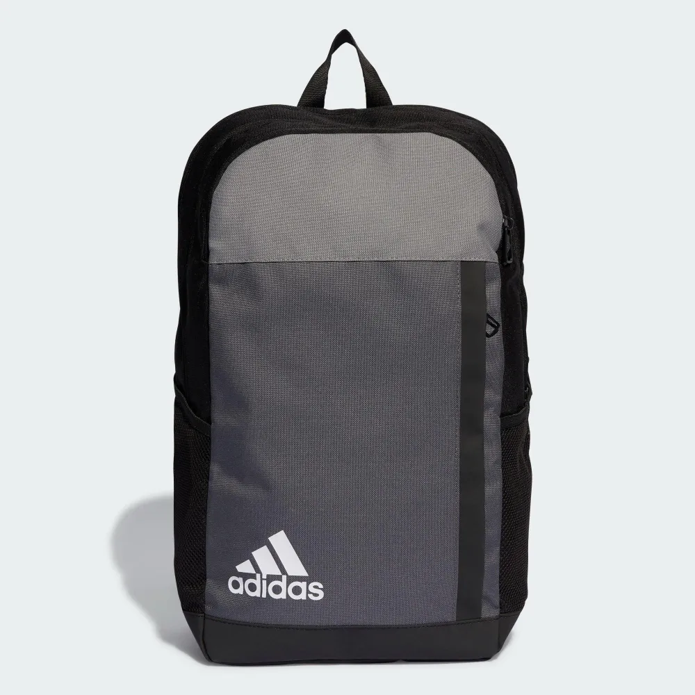 【adidas 愛迪達】後背包 運動包 書包 旅行包 登山包 黑 IK6890