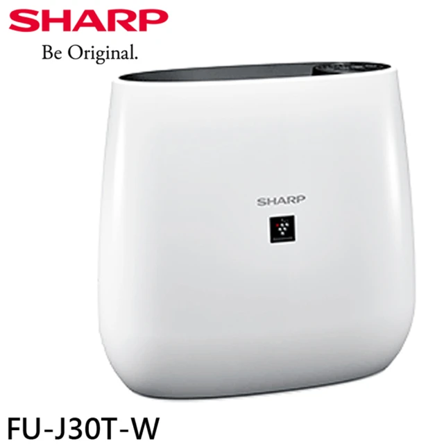 【SHARP 夏普】7坪 自動除菌離子空氣清淨機(FU-J30T-W)