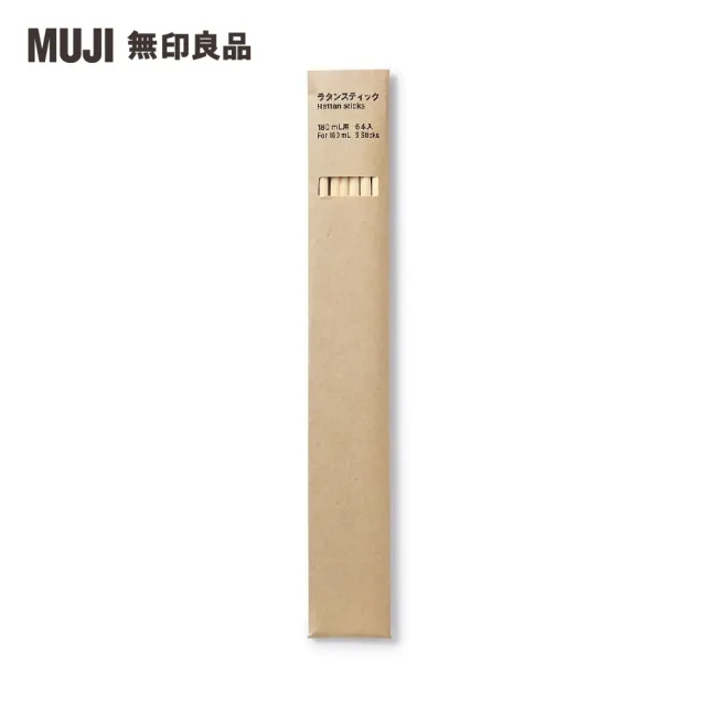 【MUJI 無印良品】空間芬香油/180ml.木質+專用藤枝/180ml用.6入