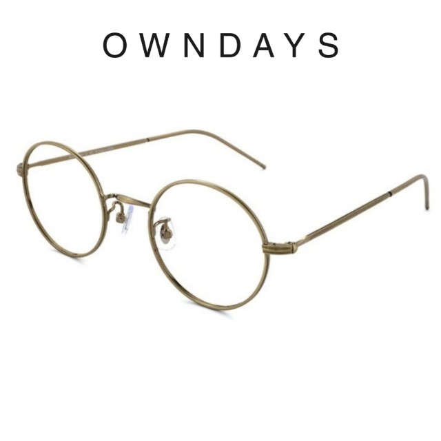 【OWNDAYS】John Dillinger系列 經典小圓款光學眼鏡(JD1012K-8A C2)