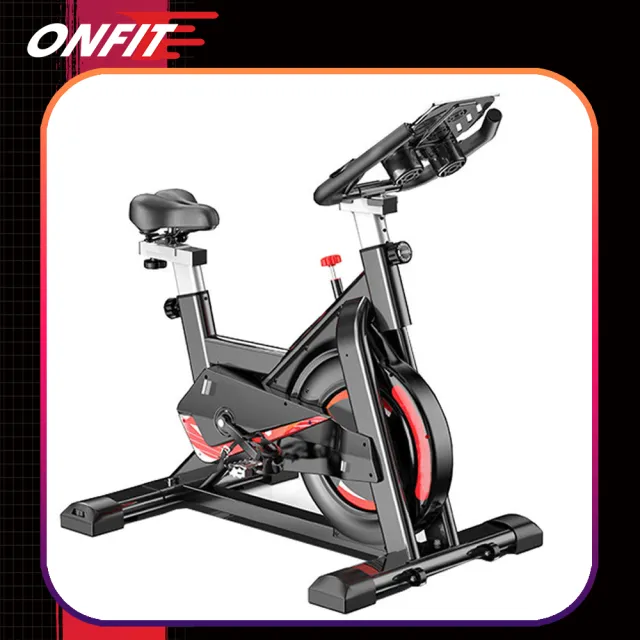 【ONFIT】居家鍛煉燃脂飛輪健身車 多種騎乘位調節動感單車(JS014)