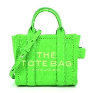 【MARC JACOBS 馬克賈伯】THE LEATHER MICRO TOTE 皮革兩用托特包(蘋果綠)