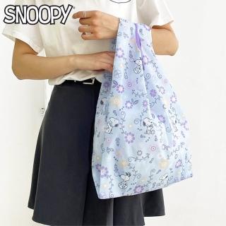 【SNOOPY 史努比】史努比印花系列折疊購物袋環保袋(手提袋)