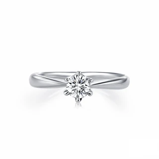【SOPHIA 蘇菲亞珠寶】GIA 50分 D/SI1 18K金 六爪 鑽石戒指
