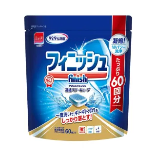 【日本FINISH】洗碗機專用洗碗錠 60錠入 日本境內MUSE共同開發(平輸品)