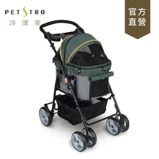 【PETSTRO 沛德奧】415P方舟系列寵物推車-橄欖綠