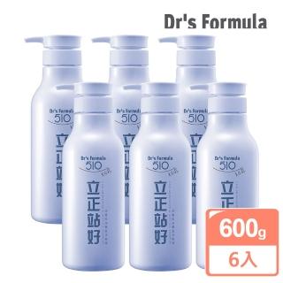 【Dr’s Formula 臺塑生醫】510立正站好深層控油豐盈洗髮精600g x6入