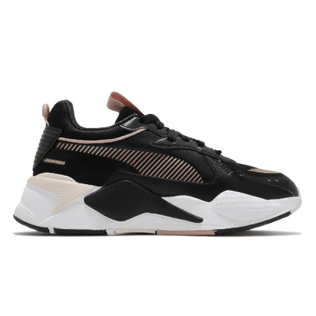 【PUMA】休閒鞋 RS-X Mono Metal 女鞋 厚底 舒適 簡約 球鞋 穿搭 運動 黑 粉(37466901)