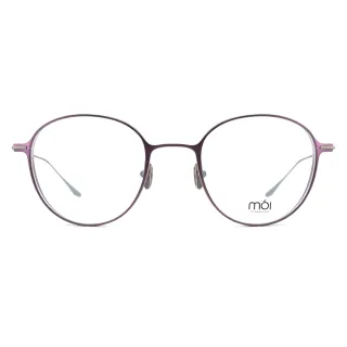 【moi 摩異】moi取意法語中的意涵  自我  純鈦光學眼鏡(黑 T003-01)