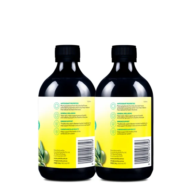 【Comvita 康維他】橄欖葉萃取精華液-薄荷2入組(500ml/瓶)