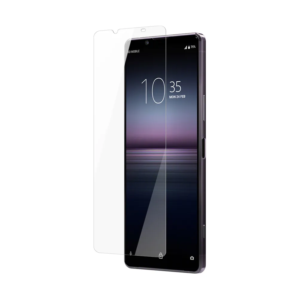 SONY Xperia1II 透明高清9H鋼化膜手機保護貼(Xperia1II保護貼 Xperia1II鋼化膜)